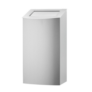 RVS Afvalbak 56 liter gesloten