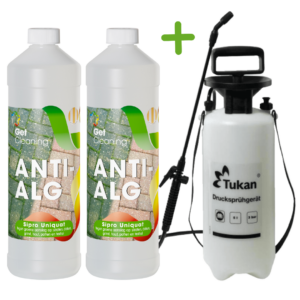 Groene aanslagreiniger 2L + 5L drukspuit