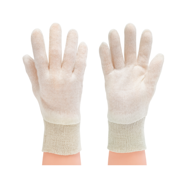 Handschoen tricot manchet ECRU UNI