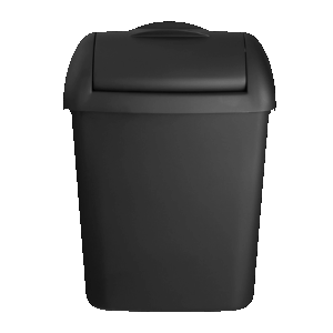 Hygiënebak 8 Liter Zwart/Wit