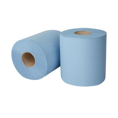 Midi Poetspapier Recycled Blauw 2lgs 150m